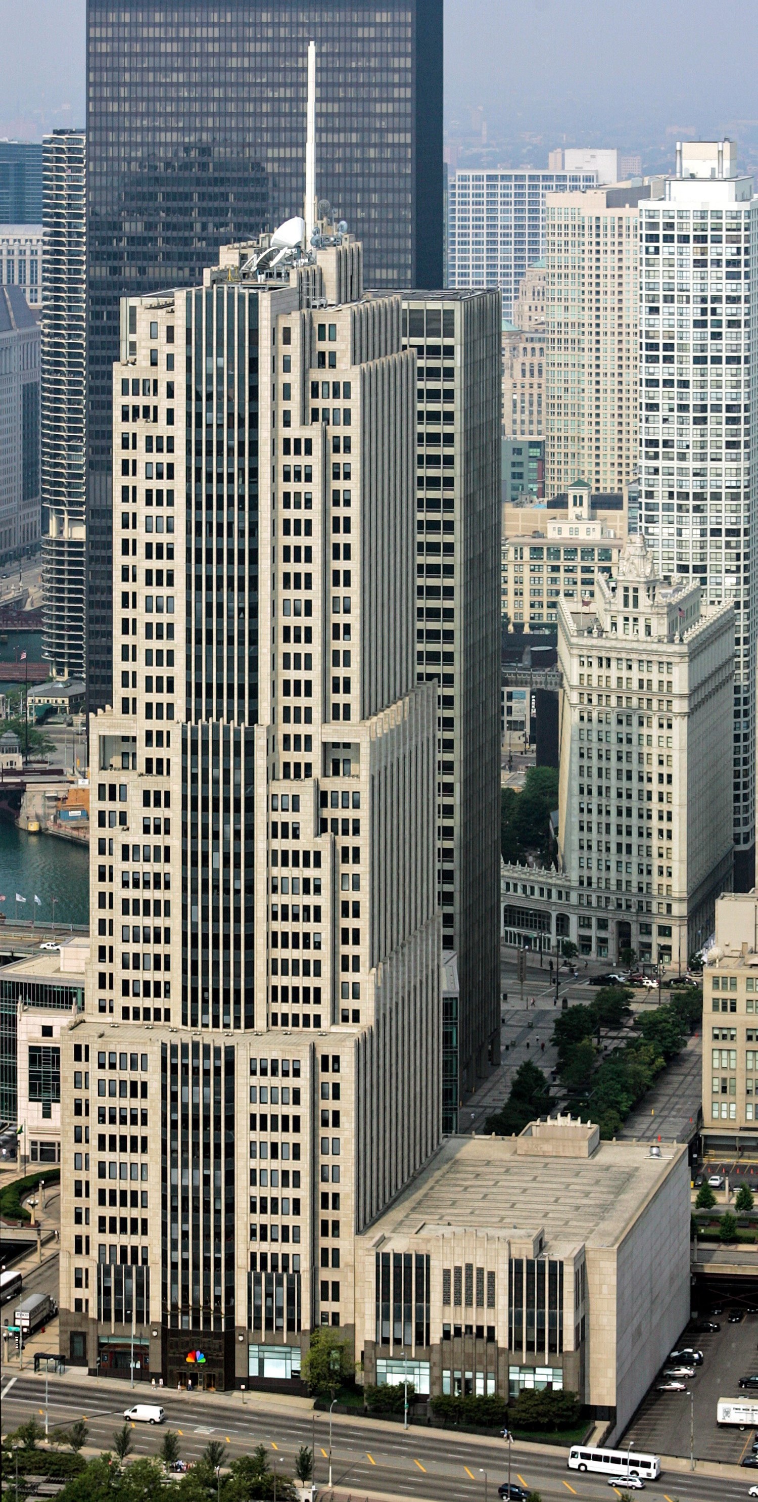 NBC Tower, Chicago - View from Lake Point Tower. © Mathias Beinling